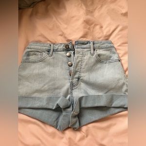 Jean shorts from tilly’s!